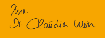 Unterschrift Orange